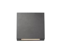 LED Outdoor Wall Mount by Z-Lite - Quadrate Collection, Black Finish - 572S-BK-LED
