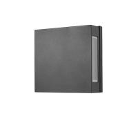 LED Outdoor Wall Mount by Z-Lite - Quadrate Collection, Black Finish - 572S-BK-LED