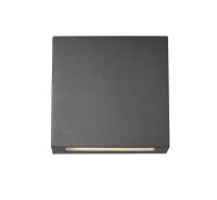 LED Outdoor Wall Mount by Z-Lite - Quadrate Collection, Black Finish - 573B-BK-LED