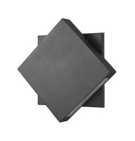 LED Outdoor Wall Mount by Z-Lite - Quadrate Collection, Black Finish - 573B-BK-LED