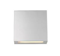 LED Outdoor Wall Mount by Z-Lite - Quadrate Collection, Silver Finish - 573B-SL-LED