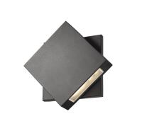 LED Outdoor Wall Mount by Z-Lite - Quadrate Collection, Black Finish - 573S-BK-LED