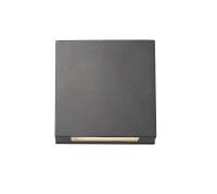 LED Outdoor Wall Mount by Z-Lite - Quadrate Collection, Black Finish - 573S-BK-LED