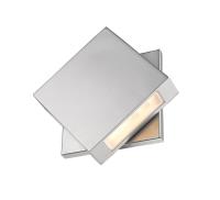 LED Outdoor Wall Mount by Z-Lite - Quadrate Collection, Silver Finish - 573S-SL-LED