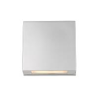 LED Outdoor Wall Mount by Z-Lite - Quadrate Collection, Silver Finish - 573S-SL-LED