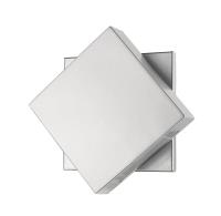 LED Outdoor Wall Mount by Z-Lite - Quadrate Collection, Silver Finish - 573S-SL-LED