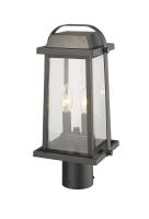 Two Light Outdoor Post Mount Fixture by Z-Lite - Millworks Collection, Oil Rubbed Bronze Finish - 574PHMR-ORB