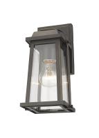 One Light Outdoor Wall Light by Z-Lite - Millworks Collection, Oil Rubbed Bronze Finish - 574S-ORB