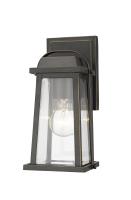 One Light Outdoor Wall Light by Z-Lite - Millworks Collection, Oil Rubbed Bronze Finish - 574S-ORB
