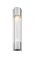 LED Outdoor Wall Mount by Z-Lite - Striate Collection, Silver Finish - 575B-SL-LED