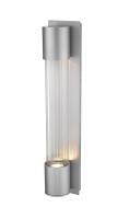 LED Outdoor Wall Mount by Z-Lite - Striate Collection, Silver Finish - 575B-SL-LED
