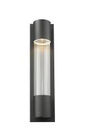 LED Outdoor Wall Mount by Z-Lite - Striate Collection, Black Finish - 575M-BK-LED