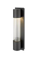 LED Outdoor Wall Mount by Z-Lite - Striate Collection, Black Finish - 575M-BK-LED