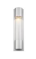 LED Outdoor Wall Mount by Z-Lite - Striate Collection, Silver Finish - 575M-SL-LED