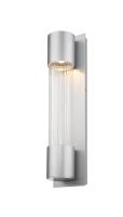 LED Outdoor Wall Mount by Z-Lite - Striate Collection, Silver Finish - 575M-SL-LED
