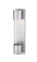 LED Outdoor Wall Mount by Z-Lite - Striate Collection, Silver Finish - 575M-SL-LED
