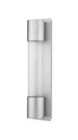 LED Outdoor Wall Mount by Z-Lite - Striate Collection, Silver Finish - 575M-SL-LED