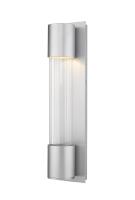 LED Outdoor Wall Mount by Z-Lite - Striate Collection, Silver Finish - 575M-SL-LED