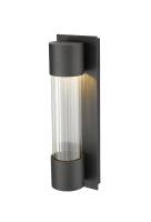 LED Outdoor Wall Mount by Z-Lite - Striate Collection, Black Finish - 575S-BK-LED