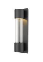 LED Outdoor Wall Mount by Z-Lite - Striate Collection, Black Finish - 575S-BK-LED