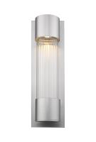 LED Outdoor Wall Mount by Z-Lite - Striate Collection, Silver Finish - 575S-SL-LED