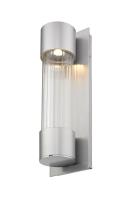 LED Outdoor Wall Mount by Z-Lite - Striate Collection, Silver Finish - 575S-SL-LED