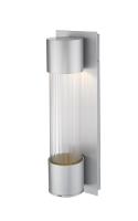 LED Outdoor Wall Mount by Z-Lite - Striate Collection, Silver Finish - 575S-SL-LED