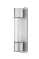 LED Outdoor Wall Mount by Z-Lite - Striate Collection, Silver Finish - 575S-SL-LED