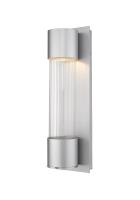 LED Outdoor Wall Mount by Z-Lite - Striate Collection, Silver Finish - 575S-SL-LED