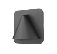 LED Outdoor Wall Mount by Z-Lite - Obelisk Collection, Black Finish - 578BK-LED