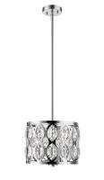 Three Light Chandelier by Z-Lite - Dealey Collection, Chrome Finish - 6010-12CH