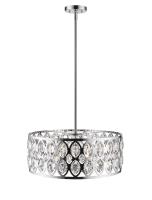 Six Light Chandelier by Z-Lite - Dealey Collection, Chrome Finish - 6010-24CH