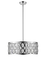 Six Light Chandelier by Z-Lite - Dealey Collection, Chrome Finish - 6010-24CH