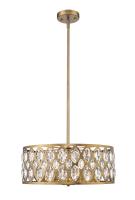 Six Light Chandelier by Z-Lite - Dealey Collection, Heirloom Brass Finish - 6010-24HB