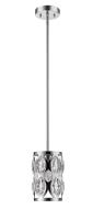 One Light Pendant by Z-Lite - Dealey Collection, Chrome Finish - 6010MP-CH