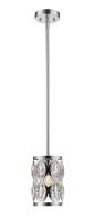 One Light Pendant by Z-Lite - Dealey Collection, Chrome Finish - 6010MP-CH
