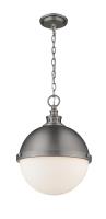 Two Light Pendant by Z-Lite - Peyton Collection, Antique Nickel Finish - 619P14-AN