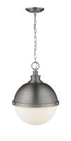 Two Light Pendant by Z-Lite - Peyton Collection, Antique Nickel Finish - 619P14-AN