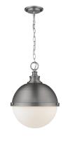 Two Light Pendant by Z-Lite - Peyton Collection, Antique Nickel Finish - 619P14-AN