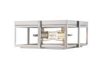 Two Light Flush Mount by Z-Lite - Halcyon Collection, Brushed Nickel Finish - 724F13-BN