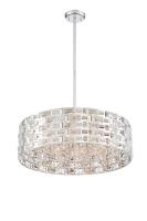 Seven Light Chandelier by Z-Lite - Aludra Collection, Chrome Finish - 912P24-CH