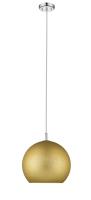 One Light Pendant by Z-Lite - Nimbus Collection, Chrome Finish - 914-12CH
