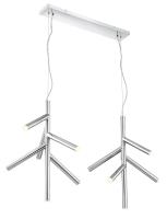 LED Linear Chandelier by Z-Lite - Forest Collection, Chrome Finish - 917-6CH-LED-2LCH