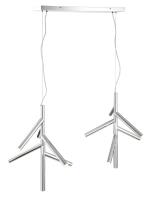 LED Linear Chandelier by Z-Lite - Forest Collection, Chrome Finish - 917-6CH-LED-2LCH
