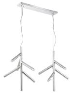 LED Linear Chandelier by Z-Lite - Forest Collection, Chrome Finish - 917-6CH-LED-2LCH