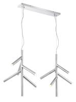 LED Linear Chandelier by Z-Lite - Forest Collection, Chrome Finish - 917-6CH-LED-2LCH