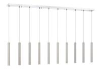 LED Linear Chandelier by Z-Lite - Forest Collection, Chrome Finish - 917MP12-BN-LED-10LCH