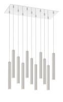 LED Chandelier by Z-Lite - Forest Collection, Chrome Finish - 917MP12-BN-LED-11LCH