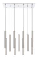 LED Chandelier by Z-Lite - Forest Collection, Chrome Finish - 917MP12-BN-LED-11LCH