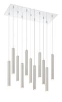 LED Chandelier by Z-Lite - Forest Collection, Chrome Finish - 917MP12-BN-LED-11LCH
